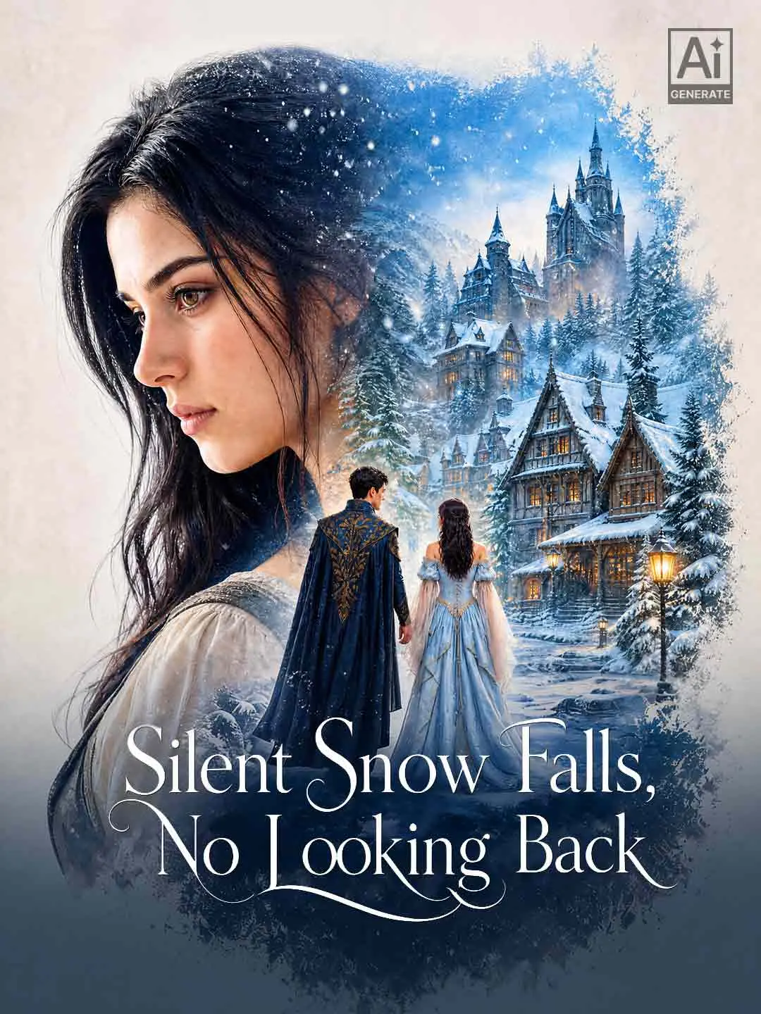 Cover of the miniseries Silent Snow Falls, No Looking Back