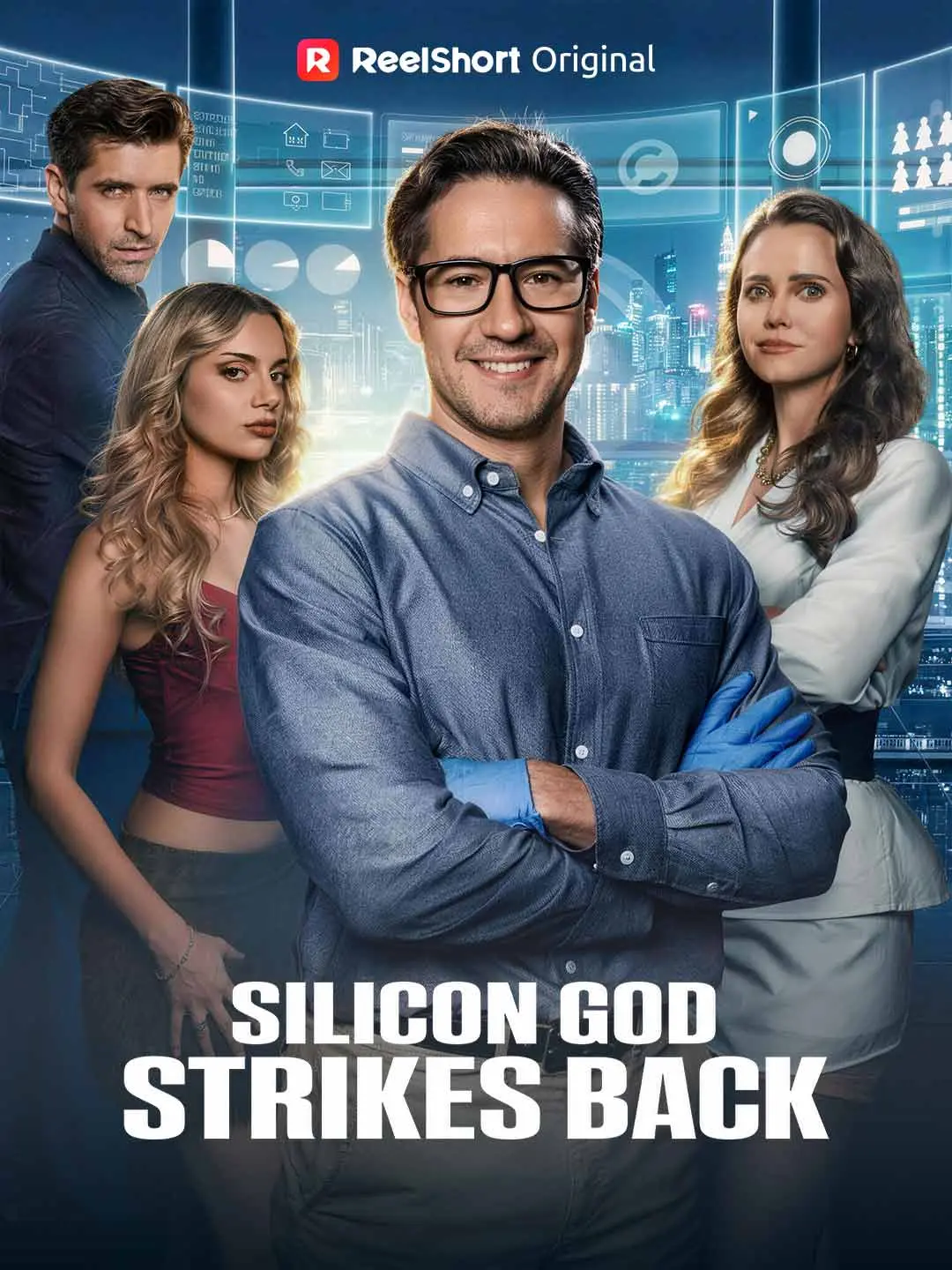 Cover of the miniseries Silicon God Strikes Back