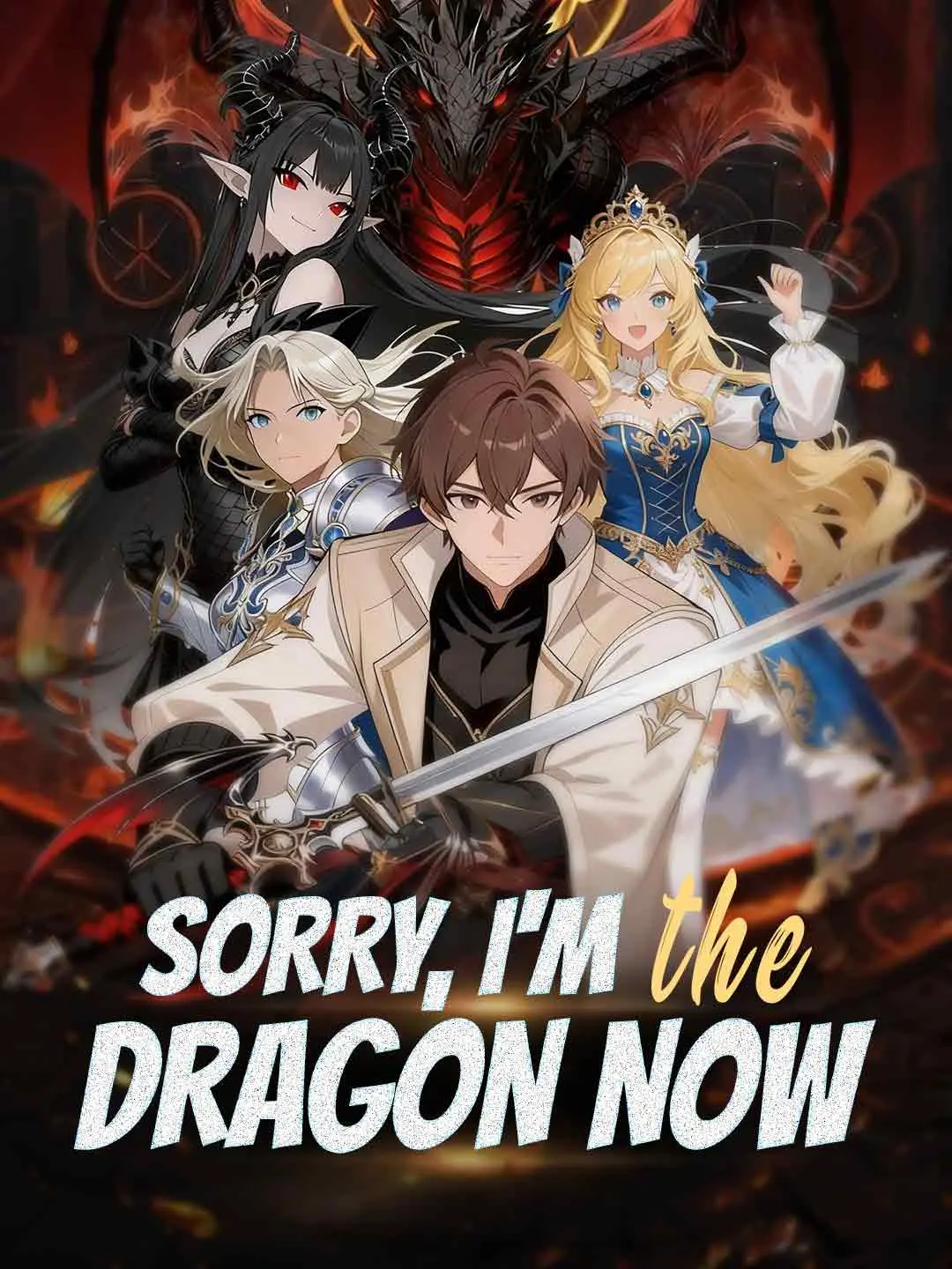 Cover of the miniseries Sorry, I'm the Dragon Now
