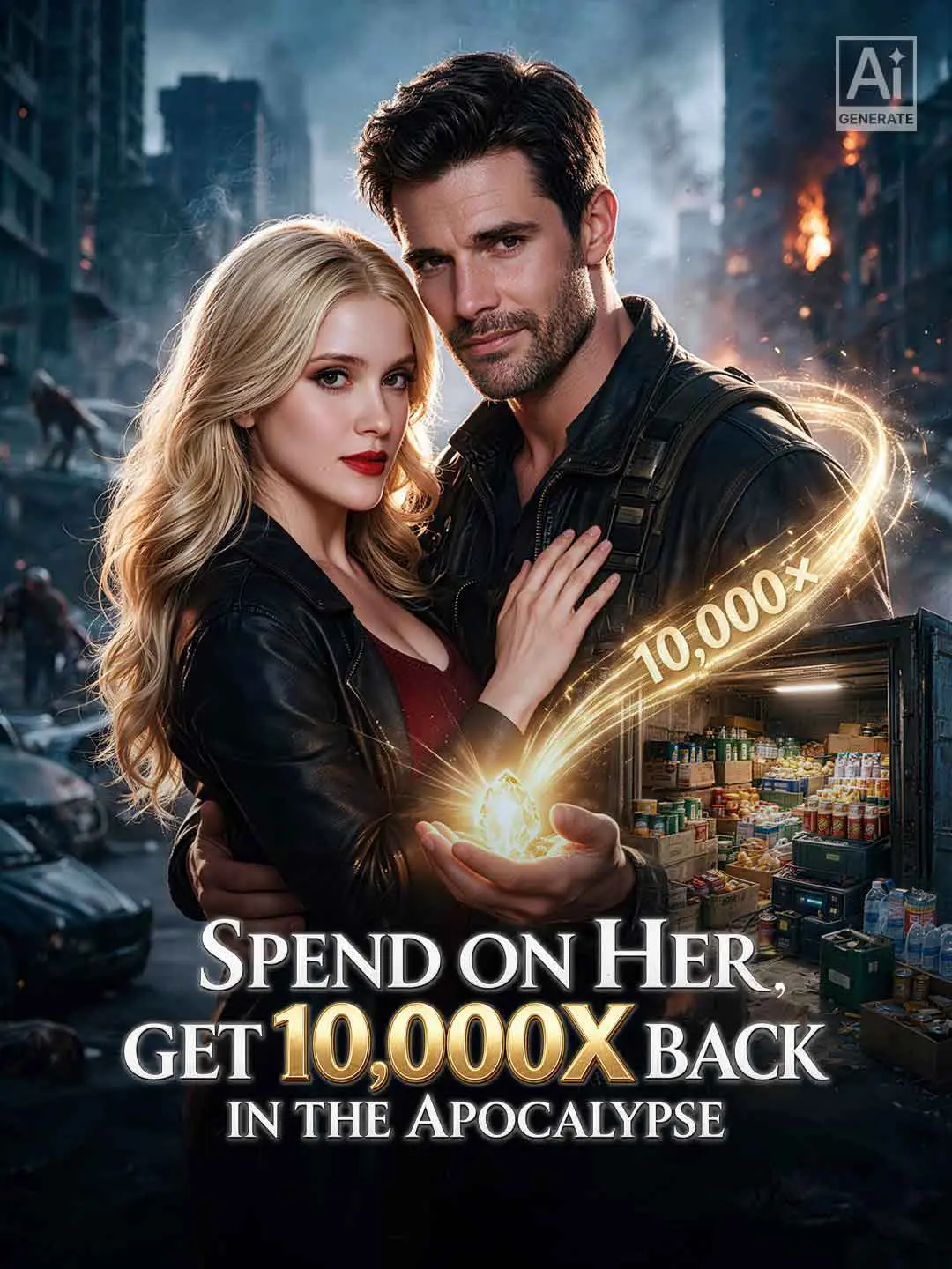 Cover of the miniseries Spend on Her, Get 10,000X Back in the Apocalypse
