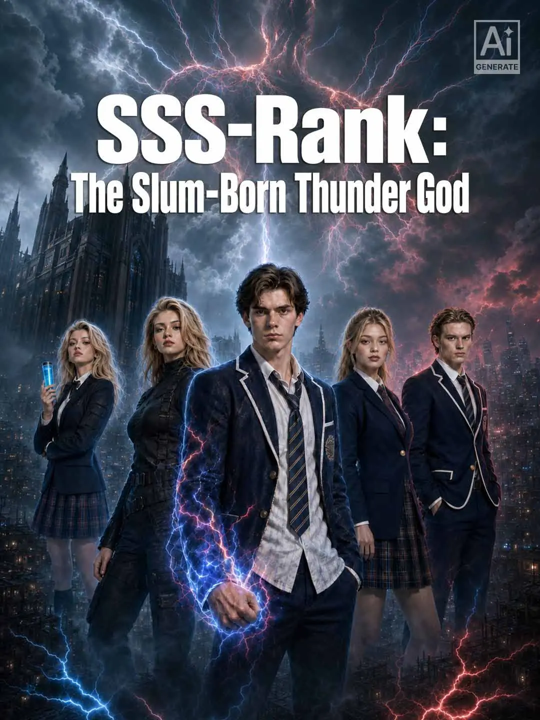 Cover of the miniseries SSS-Rank: The Slum-Born Thunder God