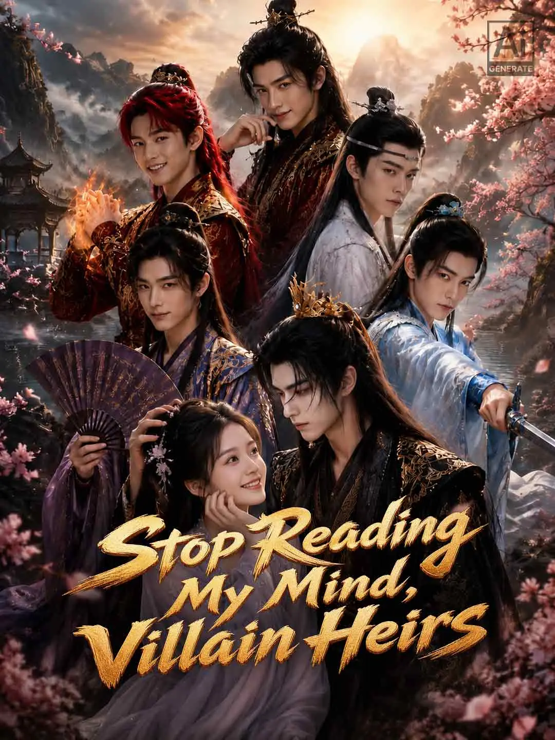 Cover of the miniseries Stop Reading My Mind, Villain Heirs