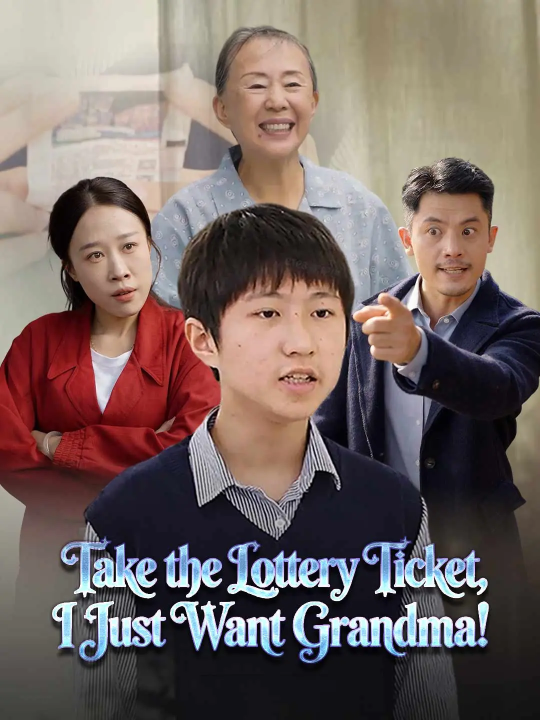 Cover of the miniseries Take the Lottery Ticket, I Just Want Grandma!