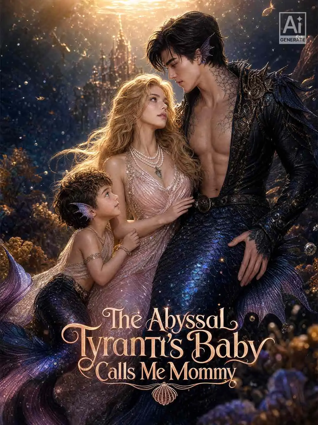 Cover of the miniseries The Abyssal Tyrant’s Baby Calls Me Mommy