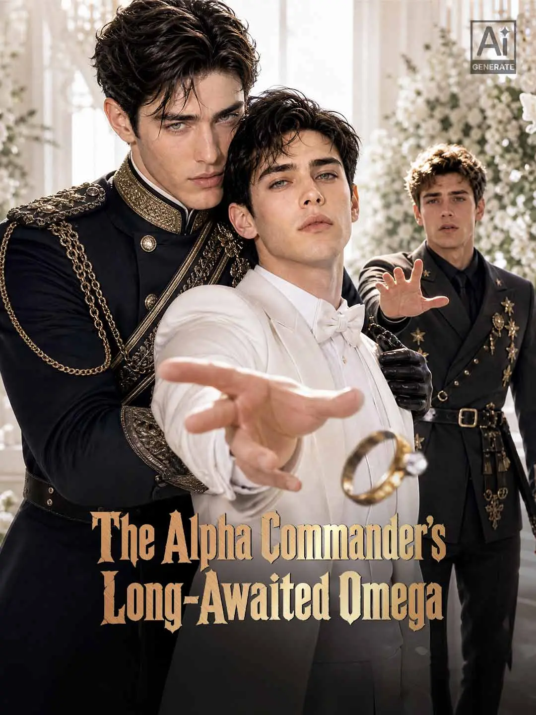 Cover of the miniseries The Alpha Commander’s Long-Awaited Omega