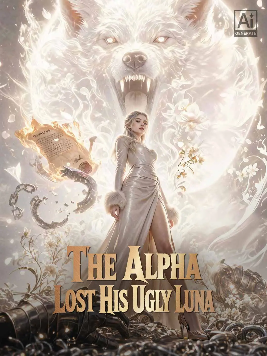 Cover of the miniseries The Alpha Lost His Ugly Luna