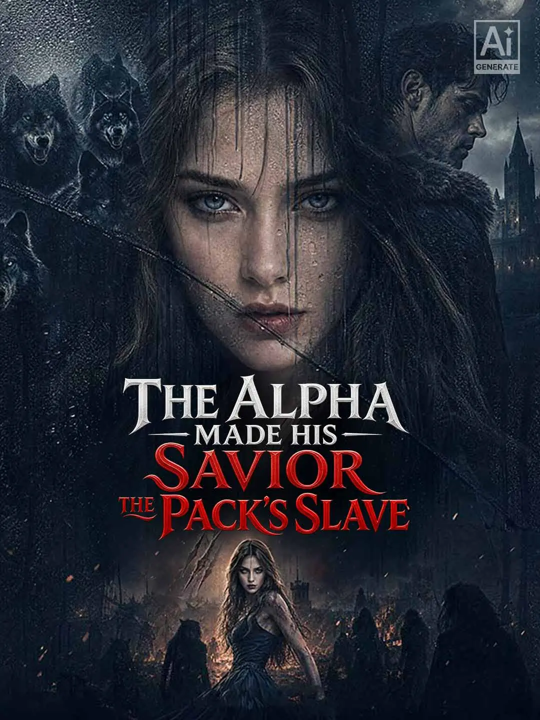 Cover of the miniseries The Alpha Made His Savior the Pack's Slave