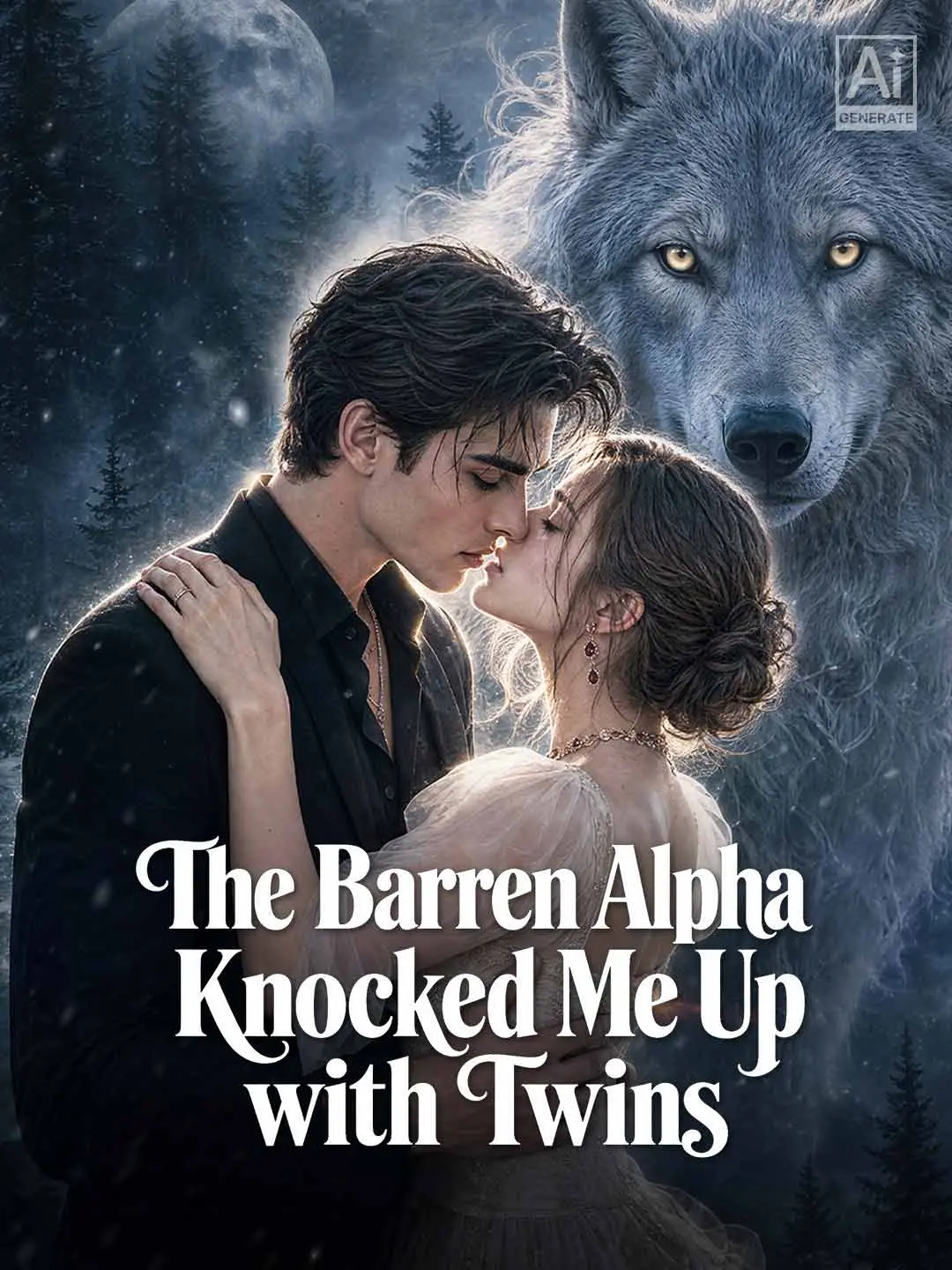Cover of the miniseries The Barren Alpha Knocked Me Up with Twins