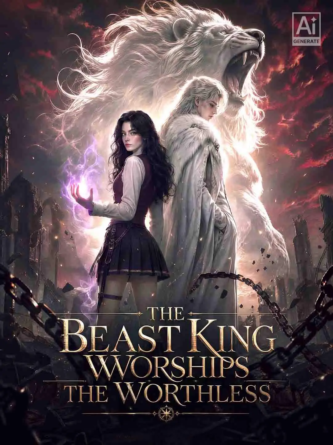 Cover of the miniseries The Beast King Worships the Worthless