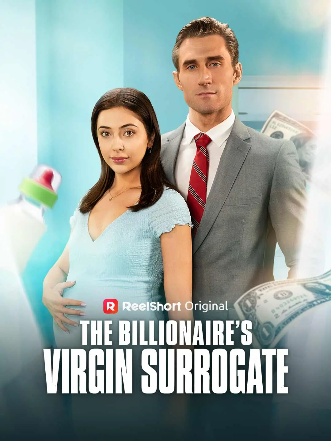 Capa da minissérie The Billionaire's Virgin Surrogate