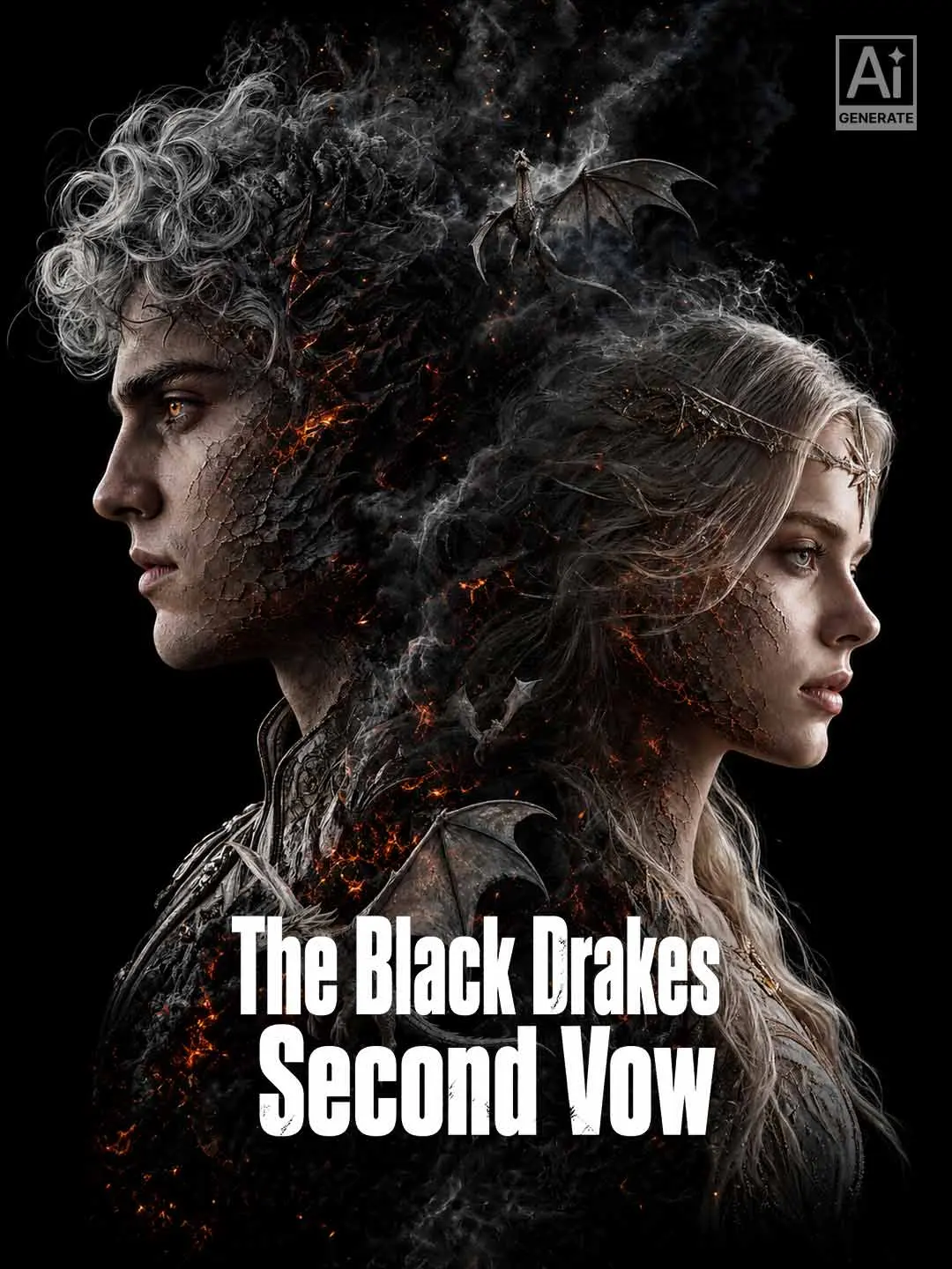 Cover of the miniseries The Black Drakes Second Vow