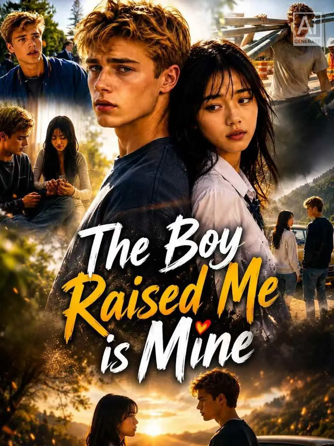Cover of the miniseries The Boy Raised Me is Mine