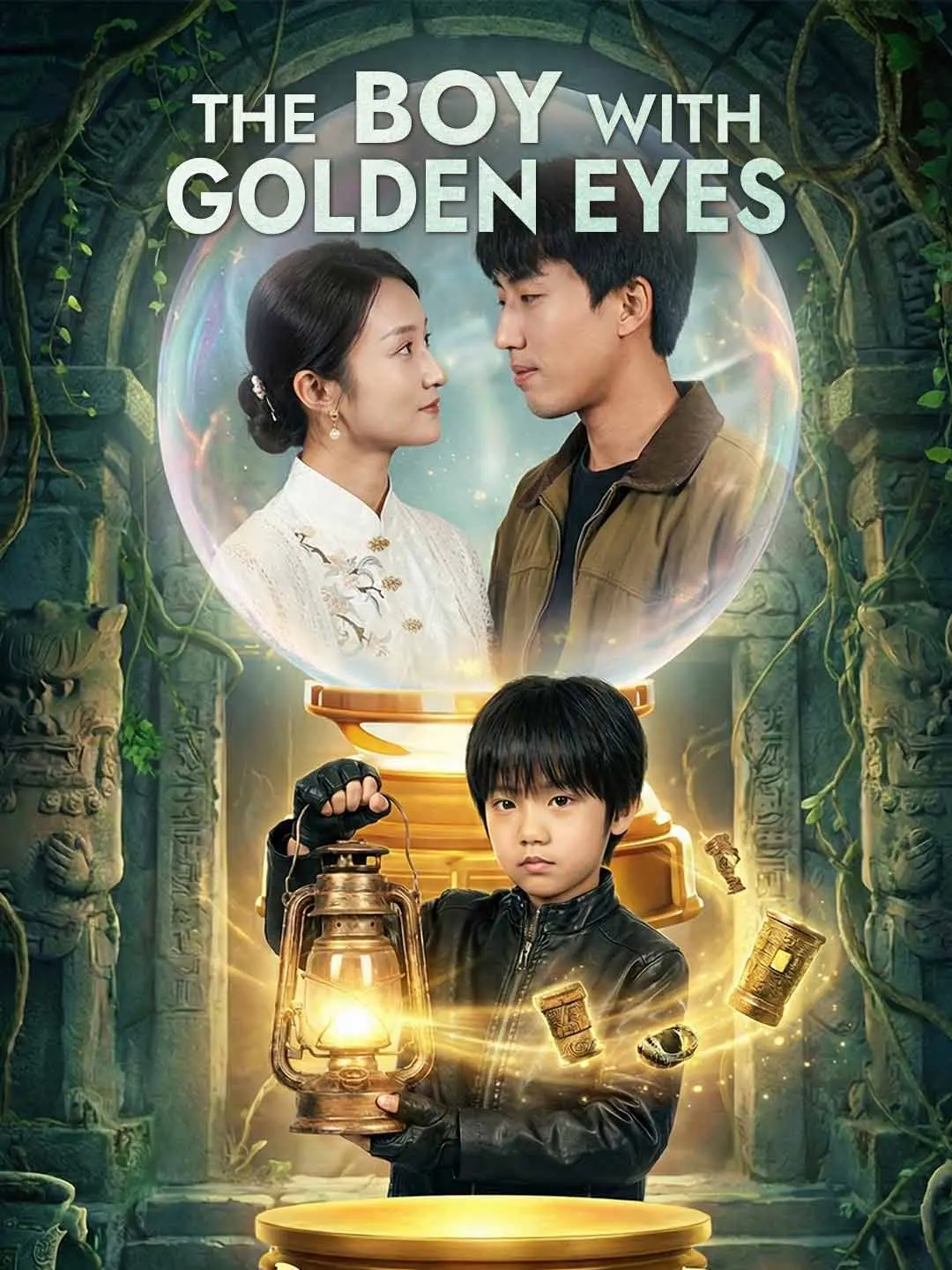 Cover of the miniseries The Boy with Golden Eyes