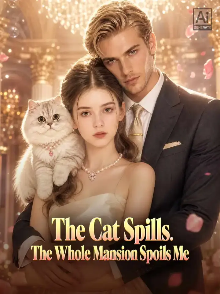 Cover of the miniseries The Cat Spills.The Whole Mansion Spoils Me