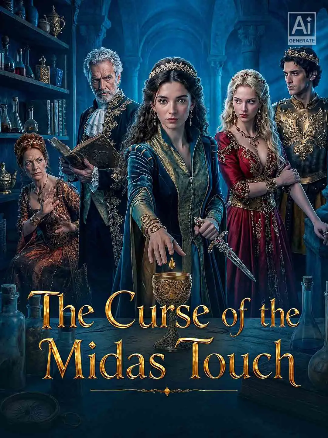 Cover of the miniseries The Curse of the Midas Touch