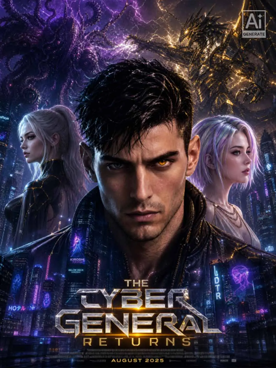 Cover of the miniseries The Cyber General Returns