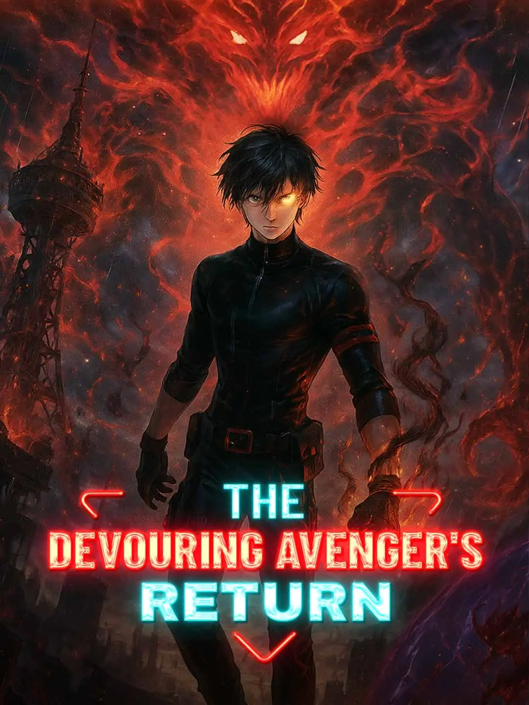 Cover of the miniseries The Devouring Avenger's Return