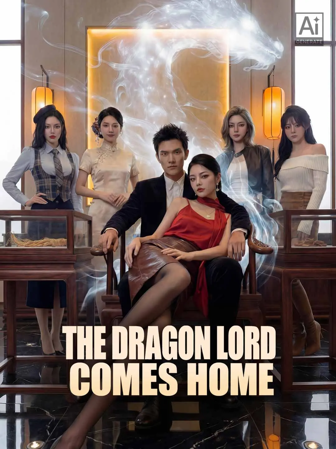 Cover of the miniseries The Dragon Lord Comes Home