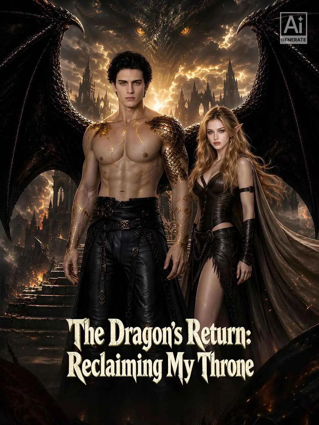 Cover of the miniseries The Dragon's Return: Reclaiming My Throne