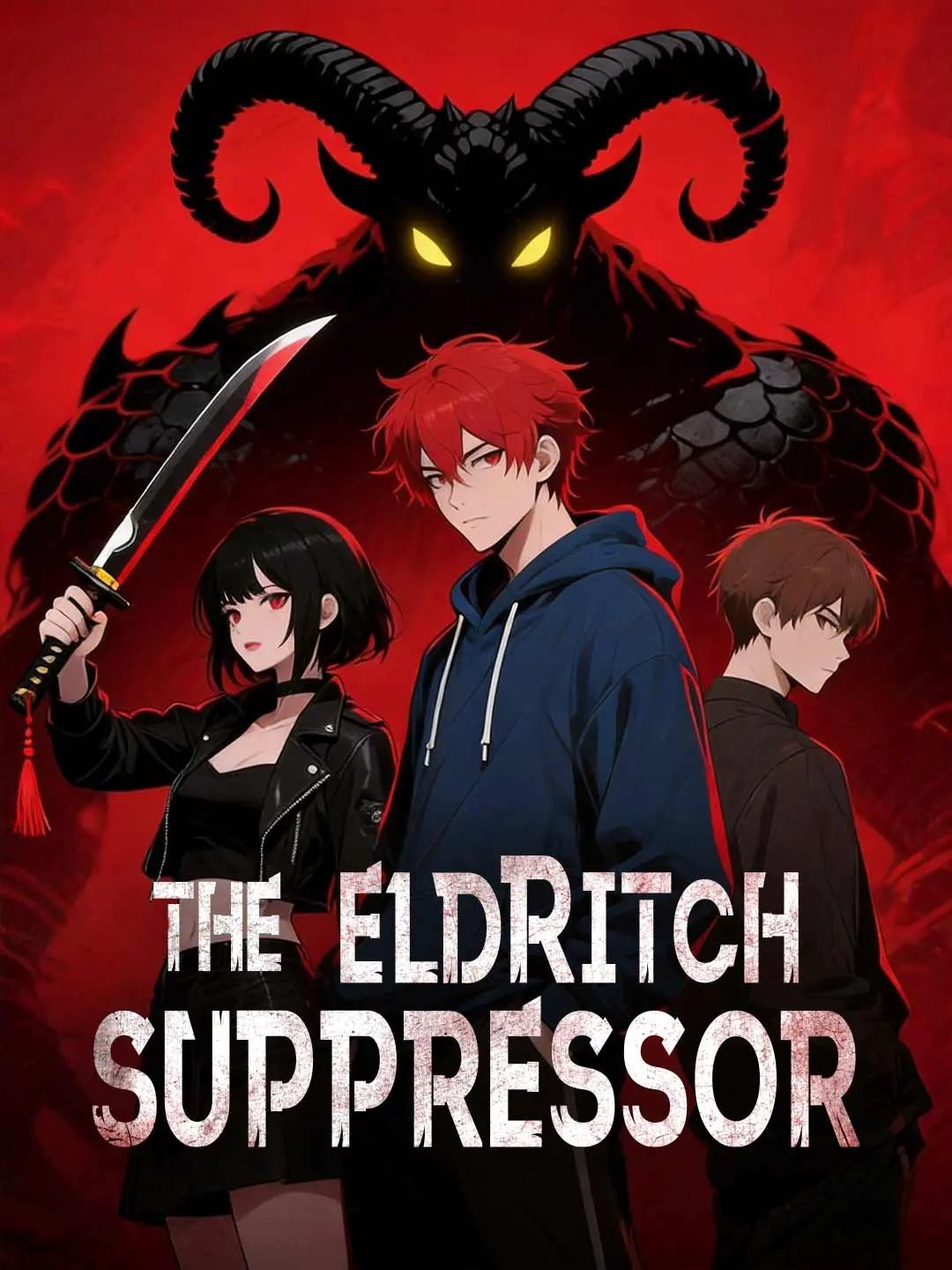 Cover of the miniseries The Eldritch Suppressor