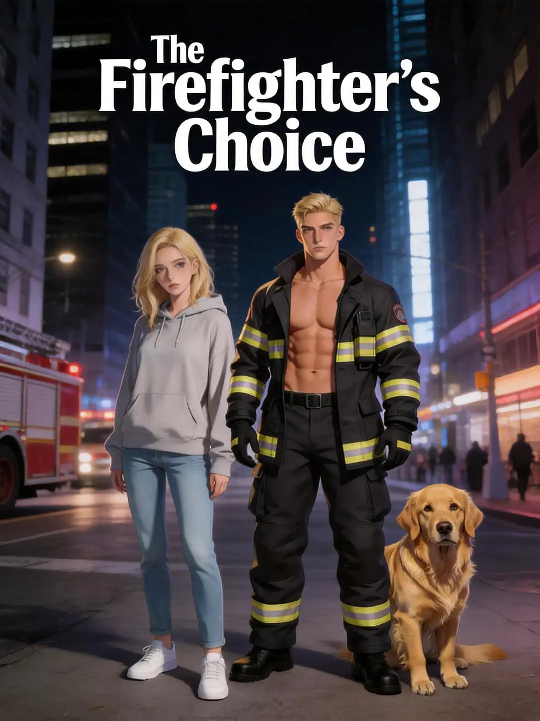 Cover of the miniseries The Firefighter's Choice