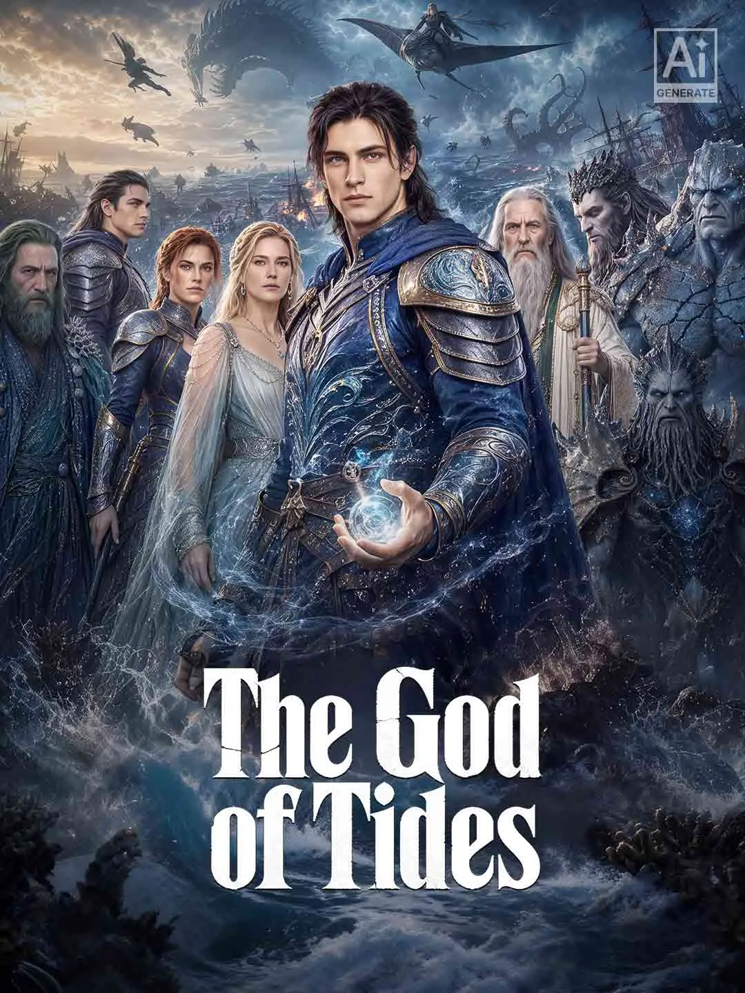 Cover of the miniseries The God of Tides