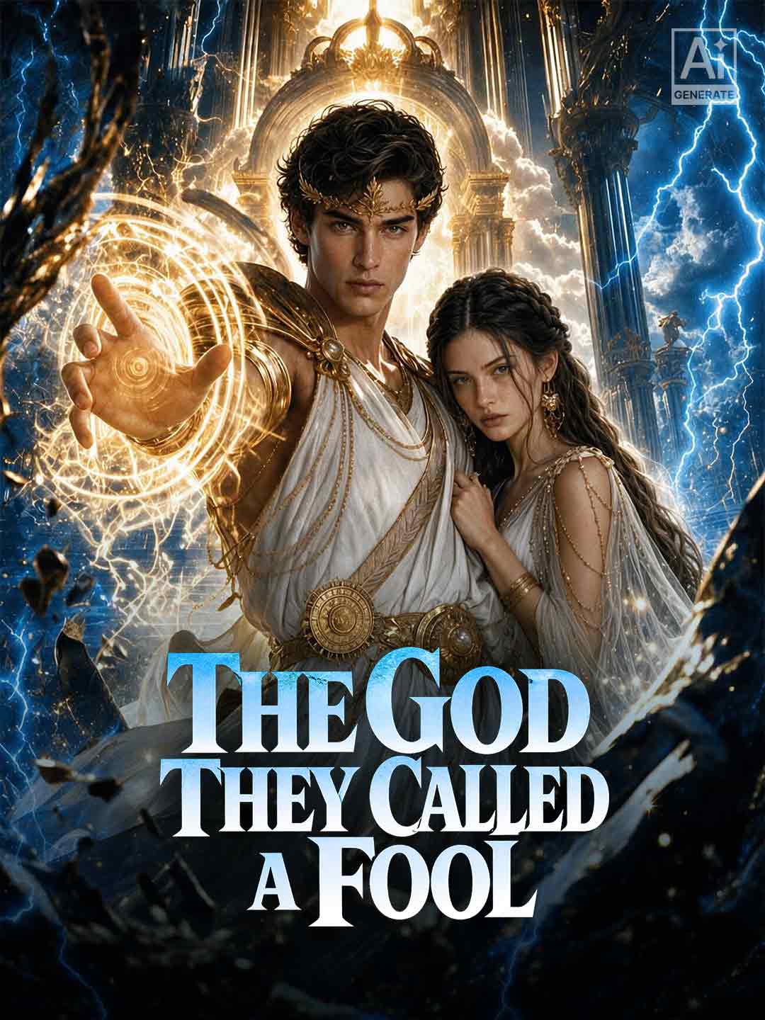 Cover of the miniseries The God They Called a Fool