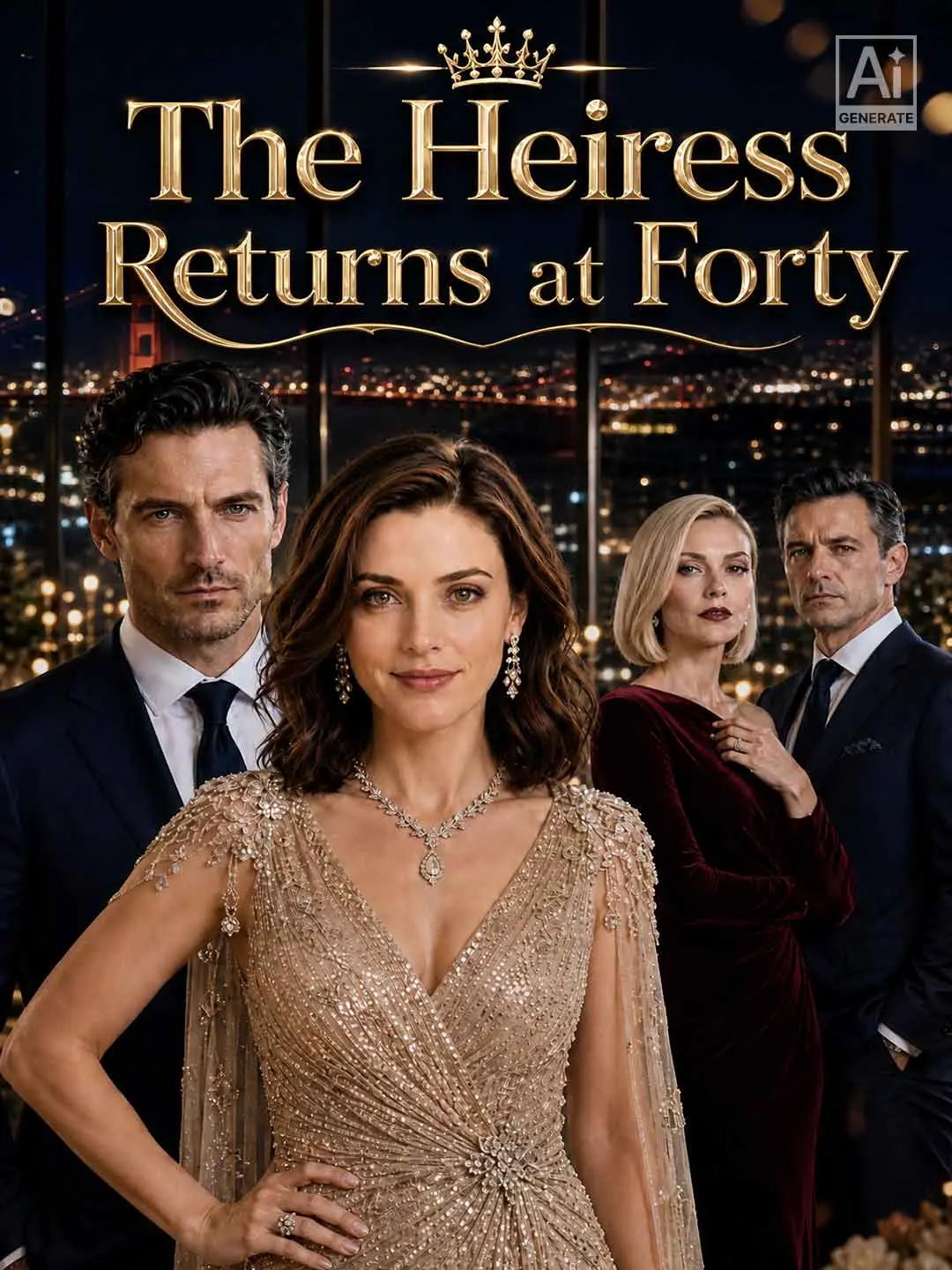 Cover of the miniseries The Heiress Returns at Forty