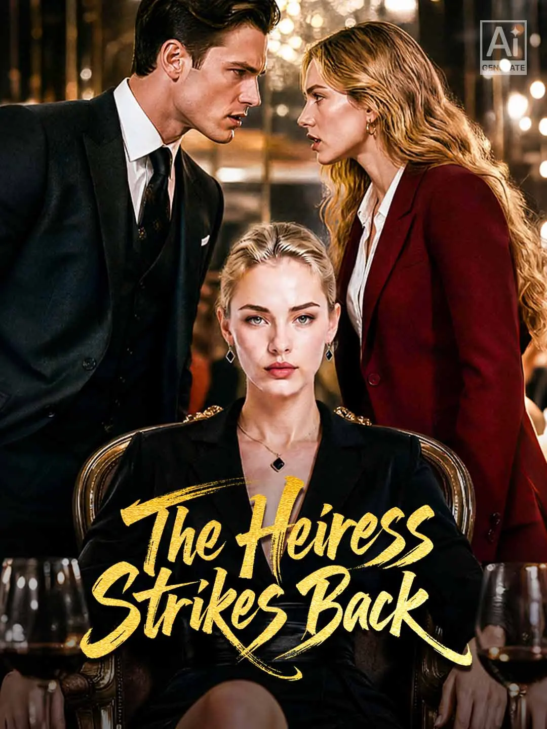 Cover of the miniseries The Heiress Strikes Back