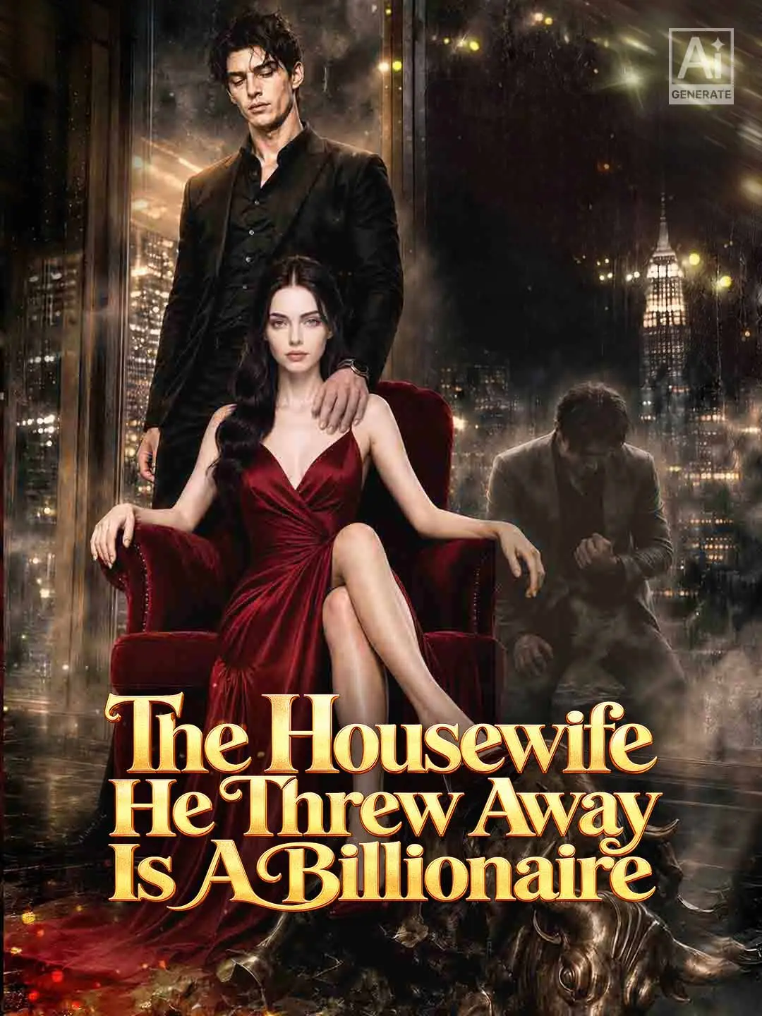 Cover of the miniseries The Housewife He Threw Away Is a Billionaire