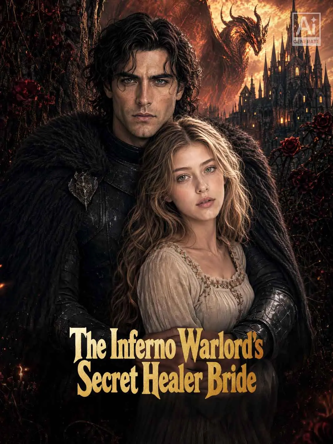 Cover of the miniseries The Inferno Warlord's Secret Healer Bride