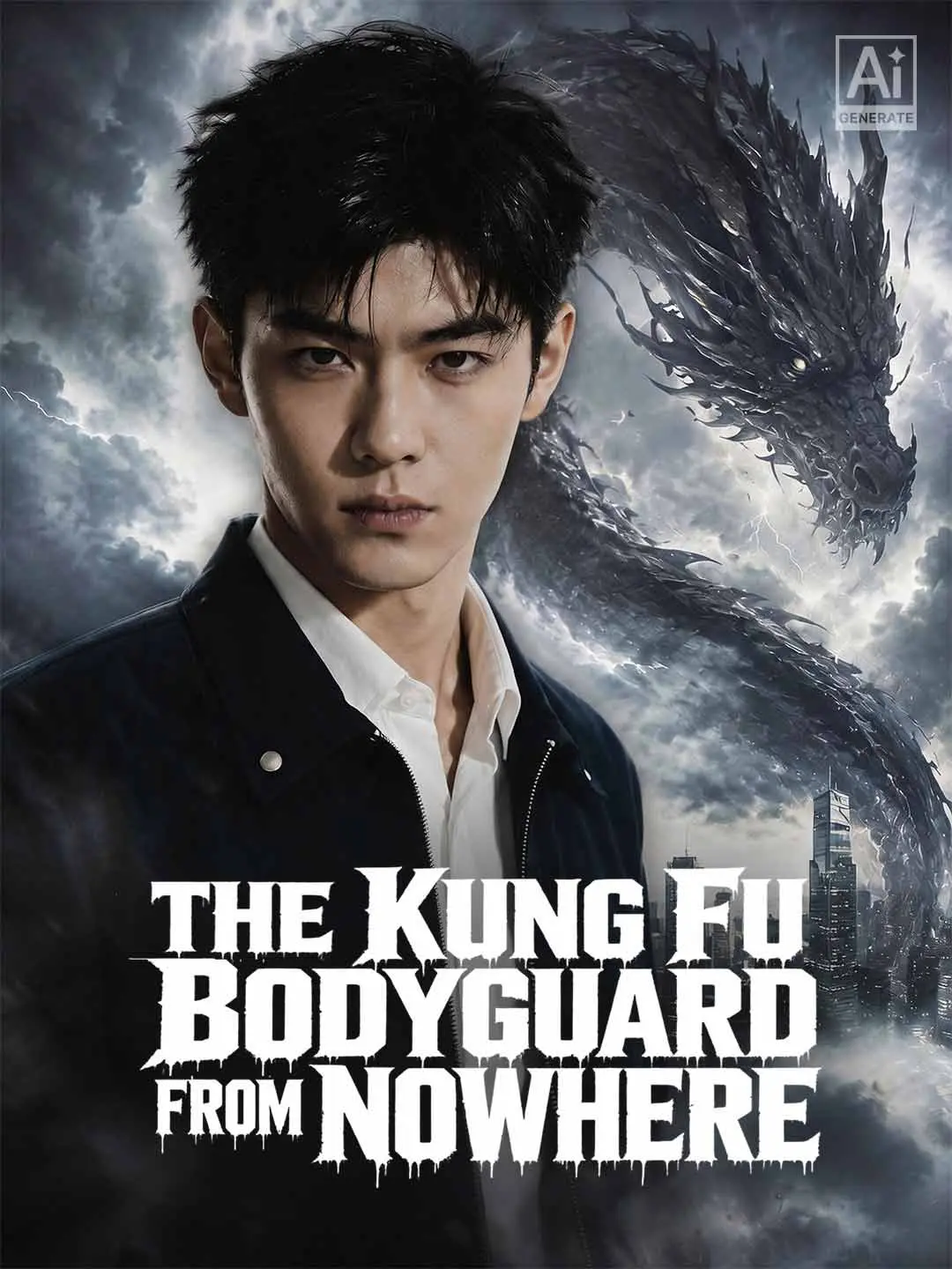 Cover of the miniseries The Kung Fu Bodyguard from Nowhere