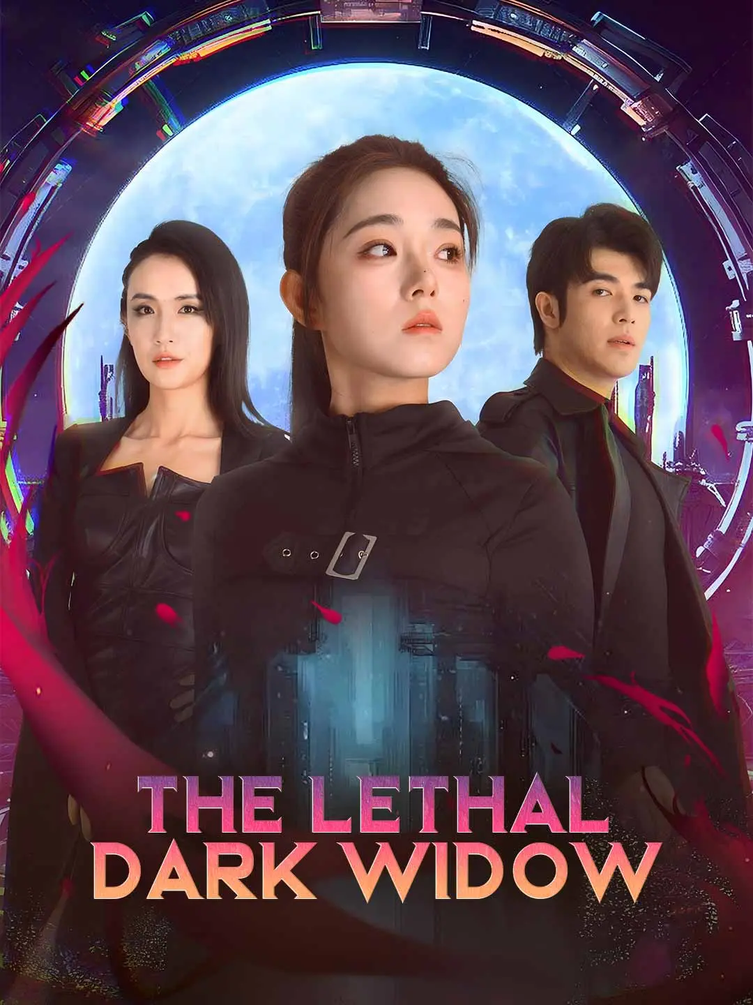 Cover of the miniseries The Lethal Dark Widow