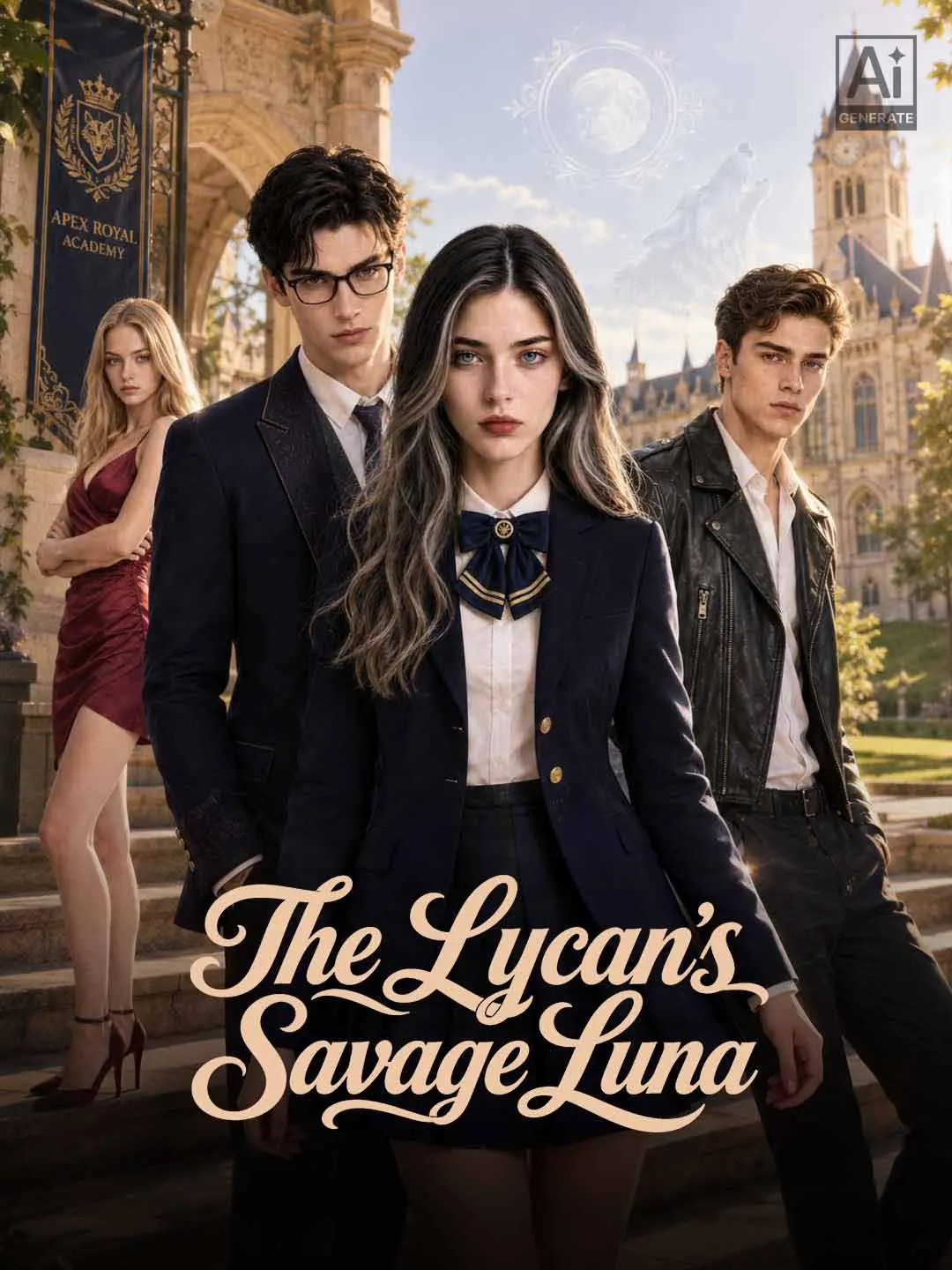Cover of the miniseries The Lycan's Savage Luna