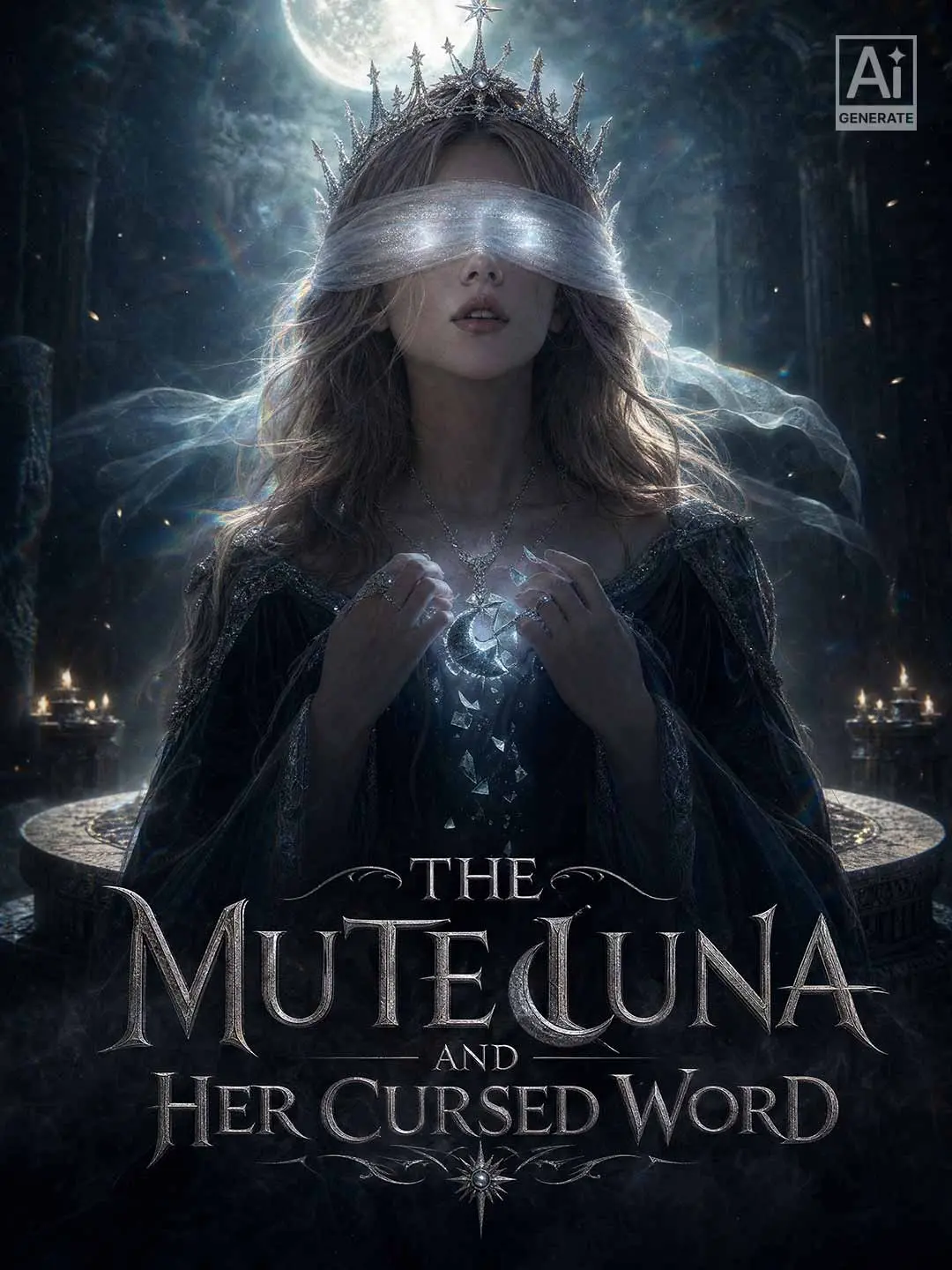 Cover of the miniseries The Mute Luna and Her Cursed Word