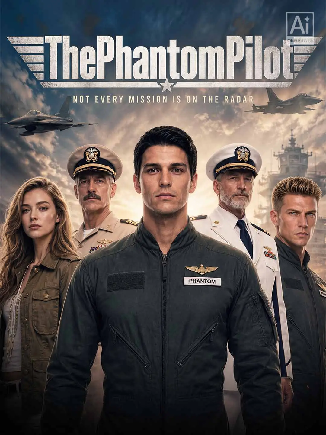 Cover of the miniseries The Phantom Pilot
