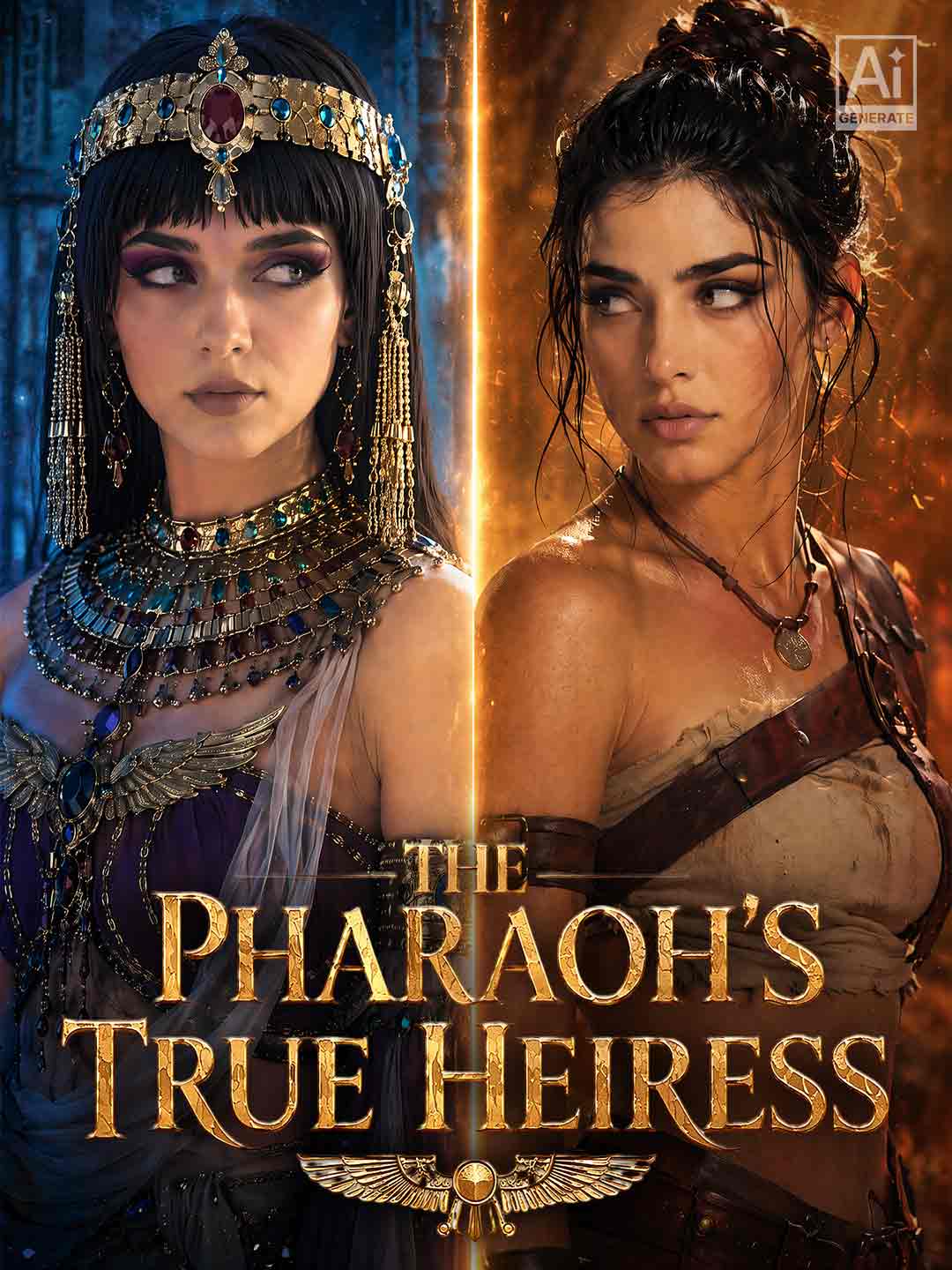 Cover of the miniseries The Pharaoh’s True Heiress