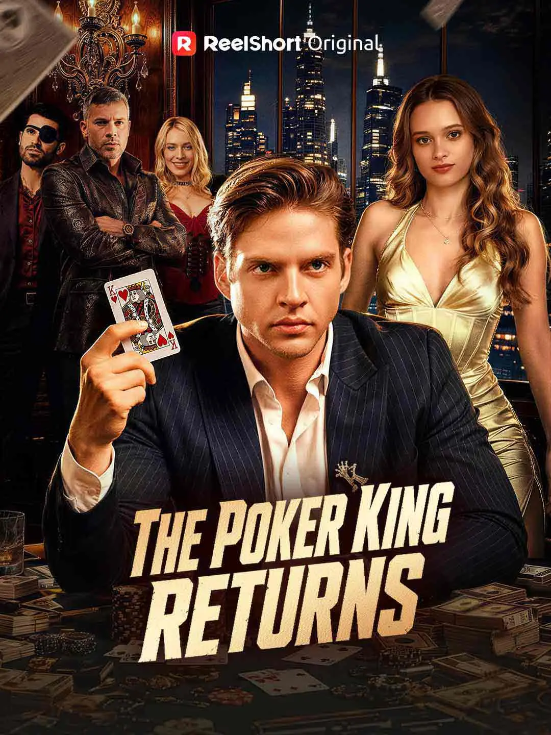Cover of the miniseries The Poker King Returns