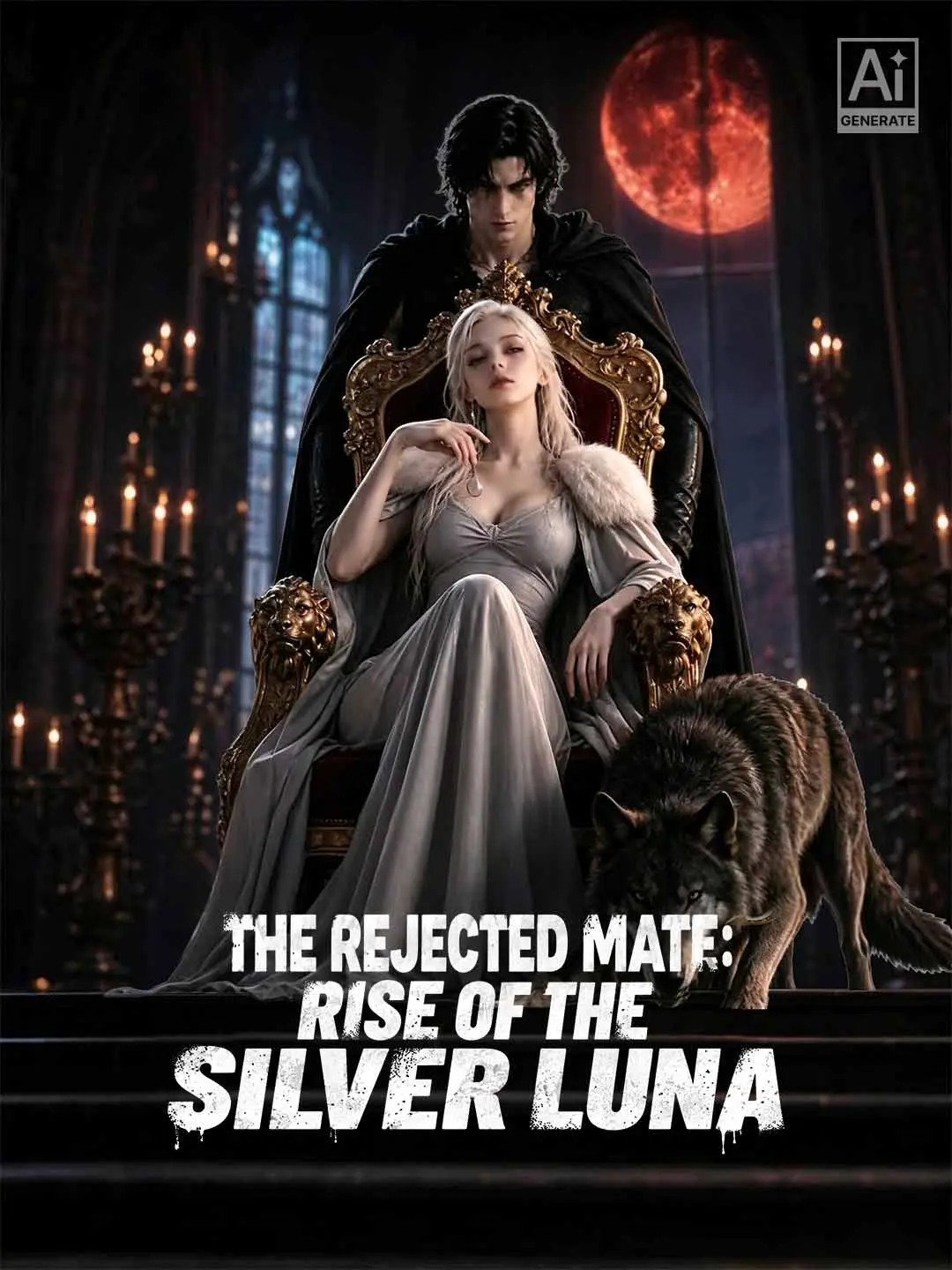 Cover of the miniseries The Rejected Mate: Rise of the Silver Luna
