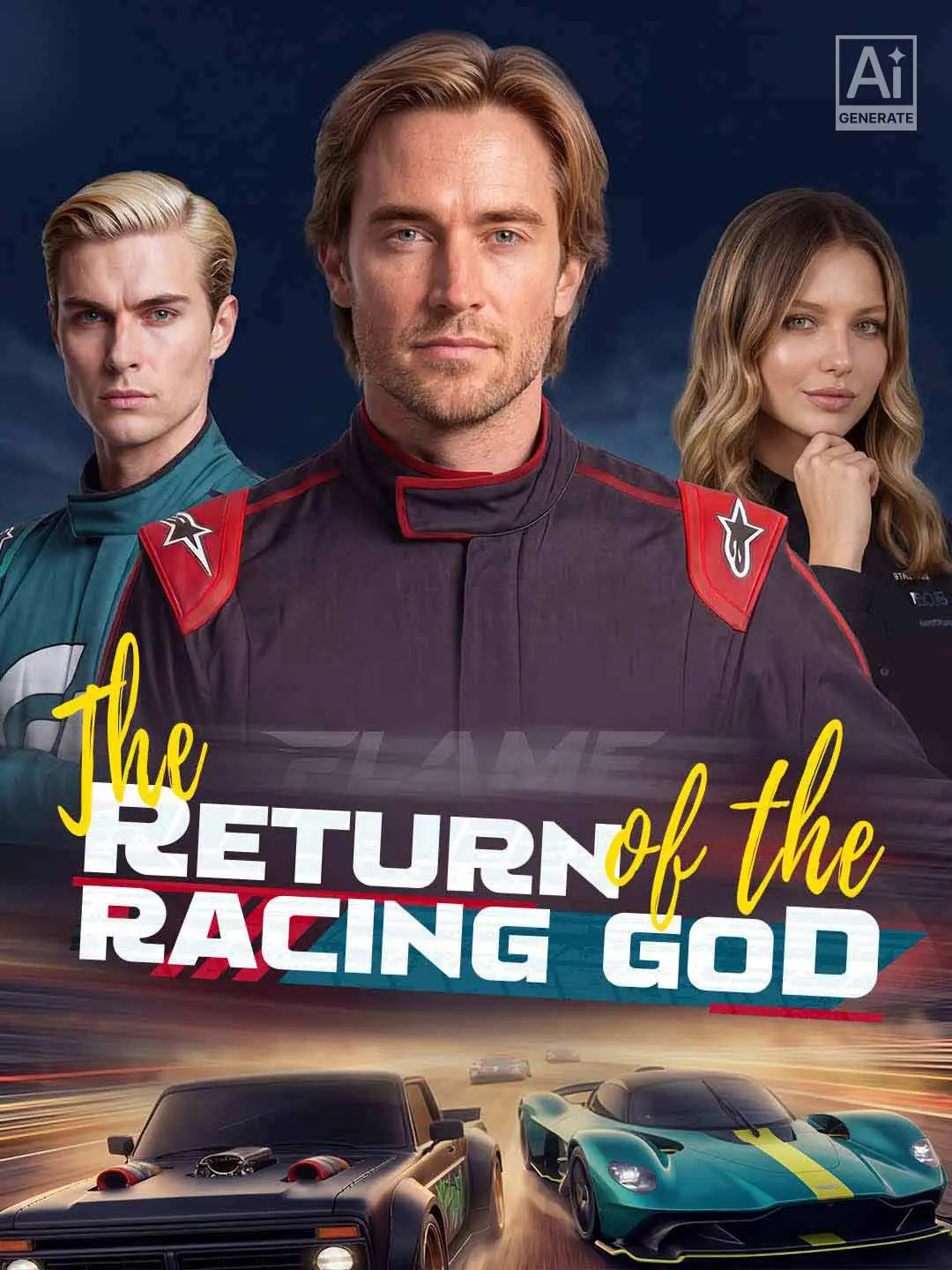 Cover of the miniseries The Return of the Racing God