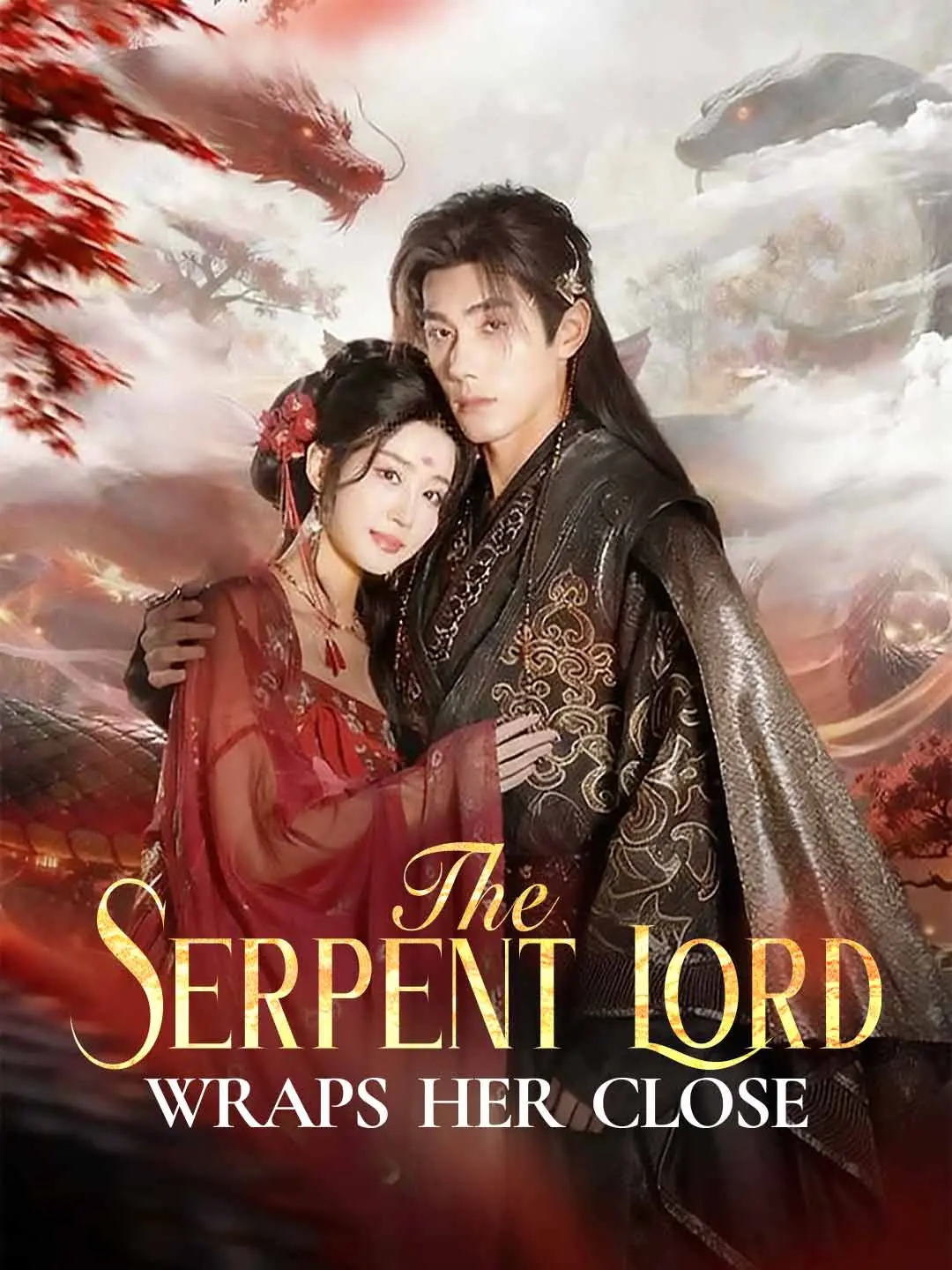 Cover of the miniseries The Serpent Lord Wraps Her Close