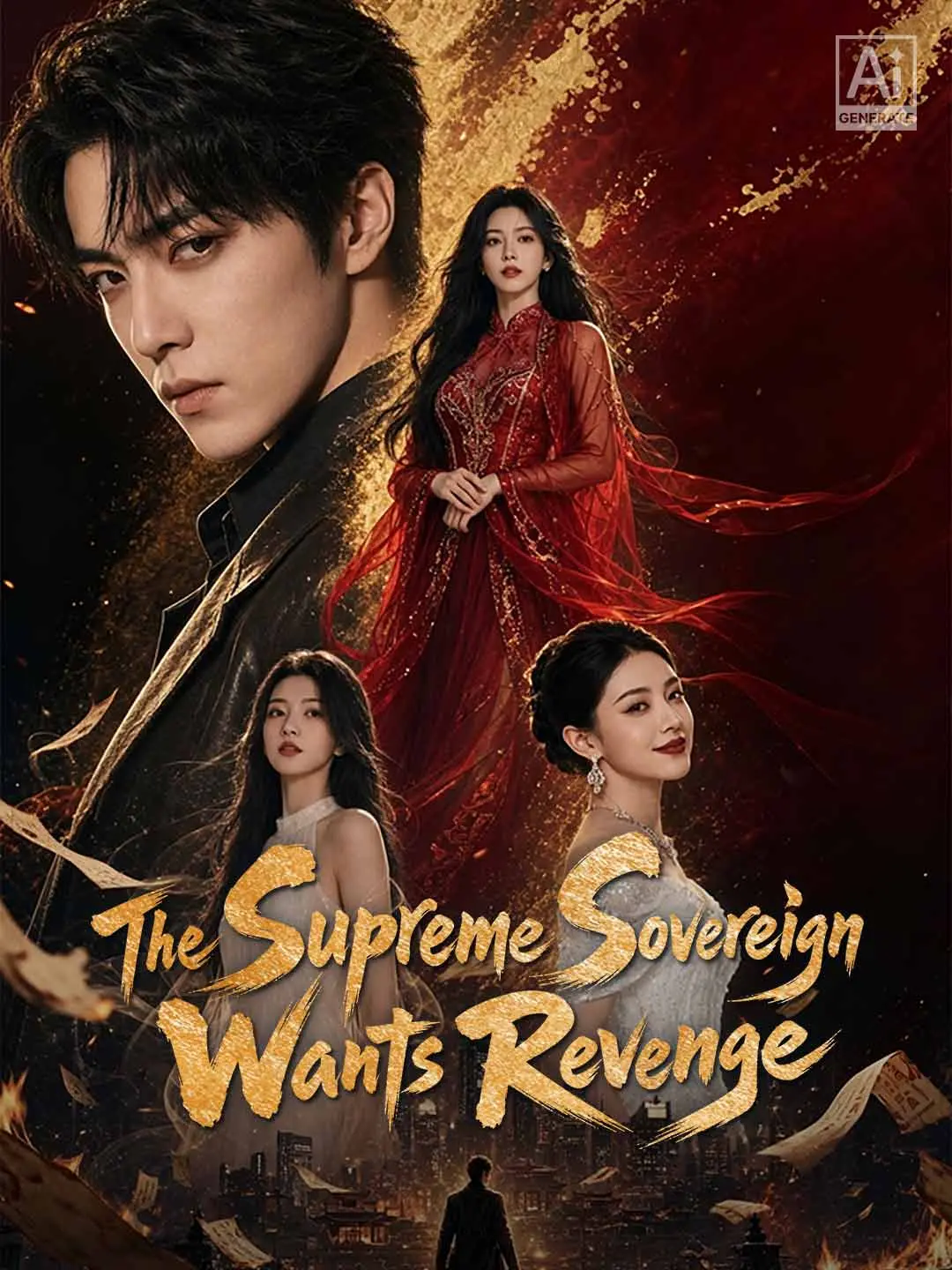 Cover of the miniseries The Supreme Sovereign Wants Revenge