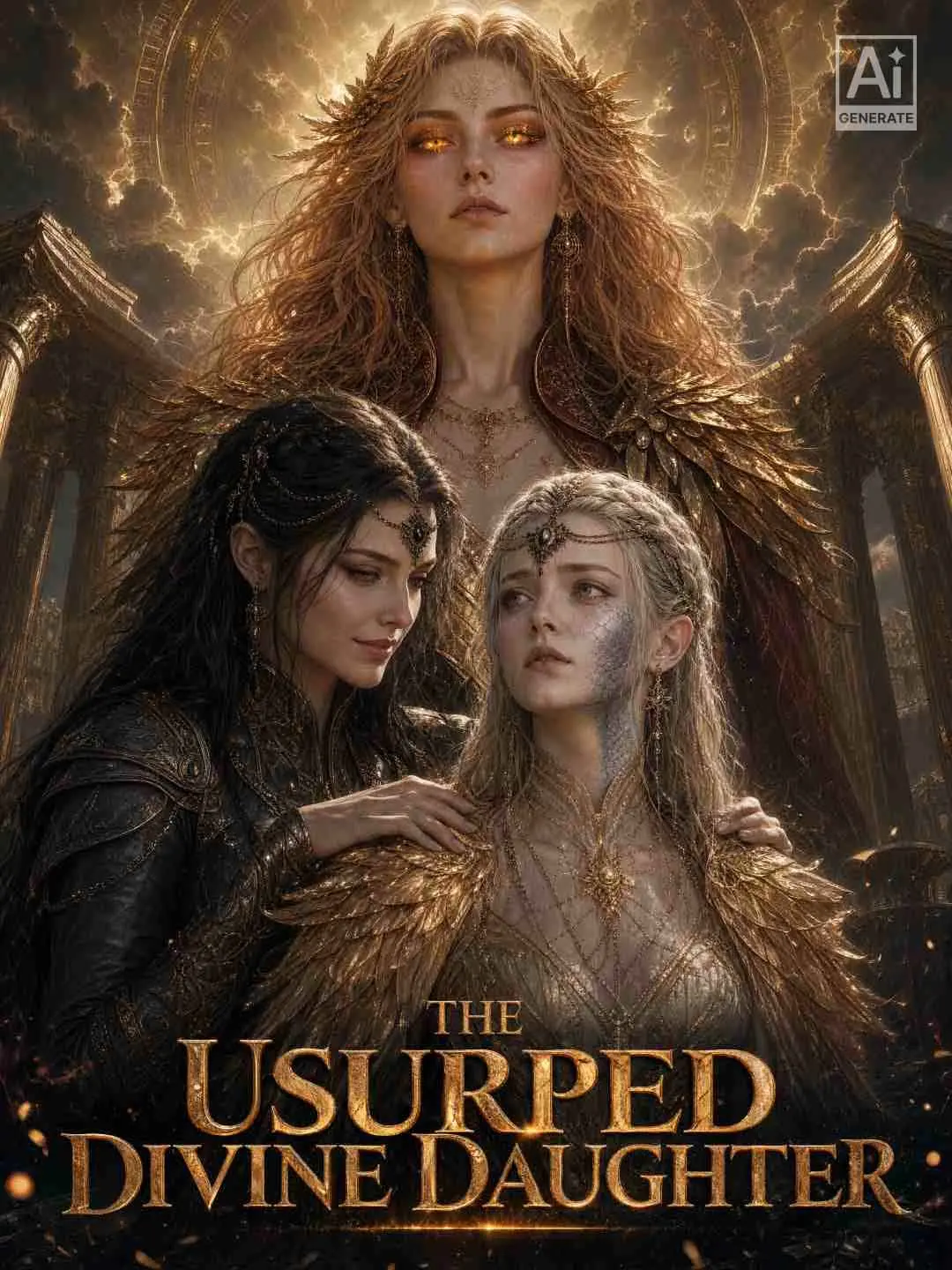 Cover of the miniseries The Usurped Divine Daughter