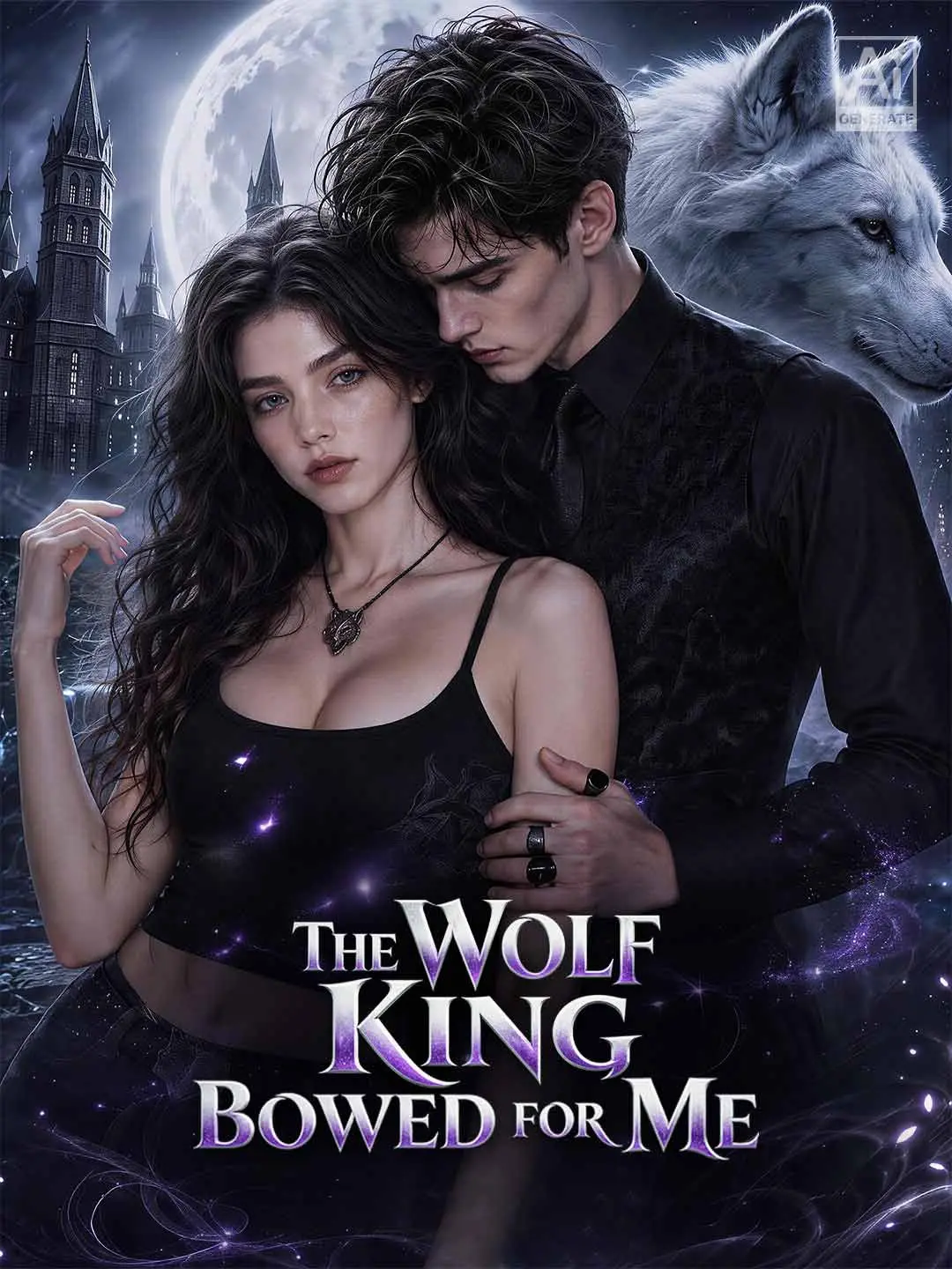 Cover of the miniseries The Wolf King Bowed for Me