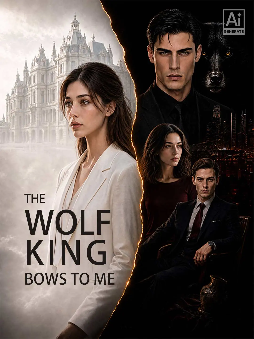 Cover of the miniseries The Wolf King Bows to Me