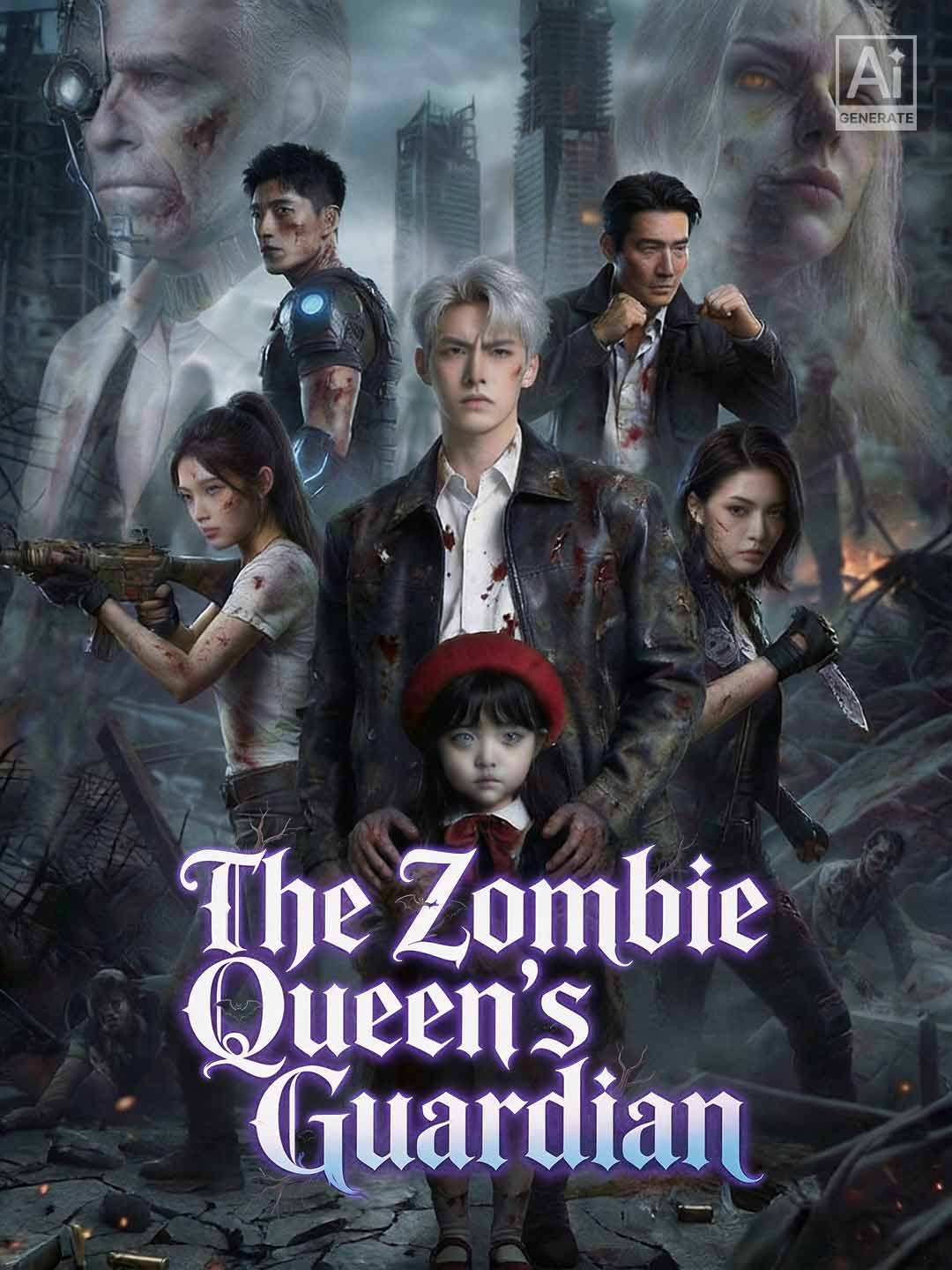 Cover of the miniseries The Zombie Queen's Guardian