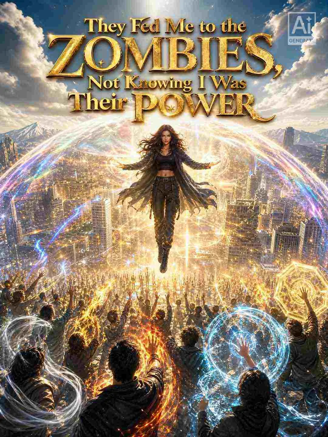 Cover of the miniseries They Fed Me to the Zombies, Not Knowing I Was Their Power