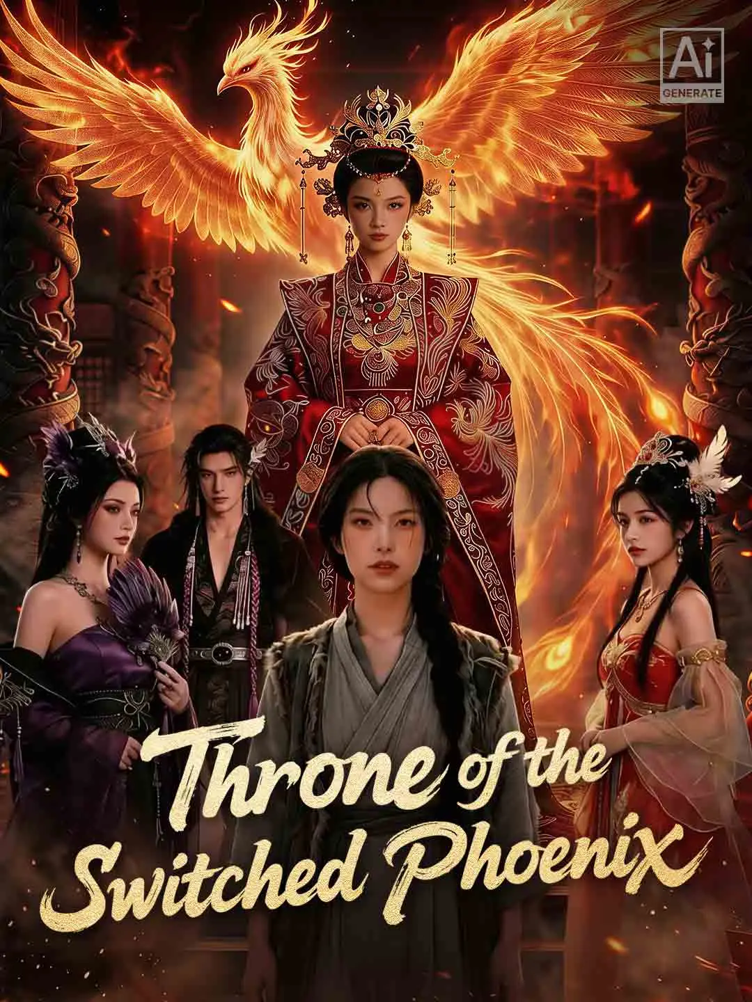 Cover of the miniseries Throne of the Switched Phoenix