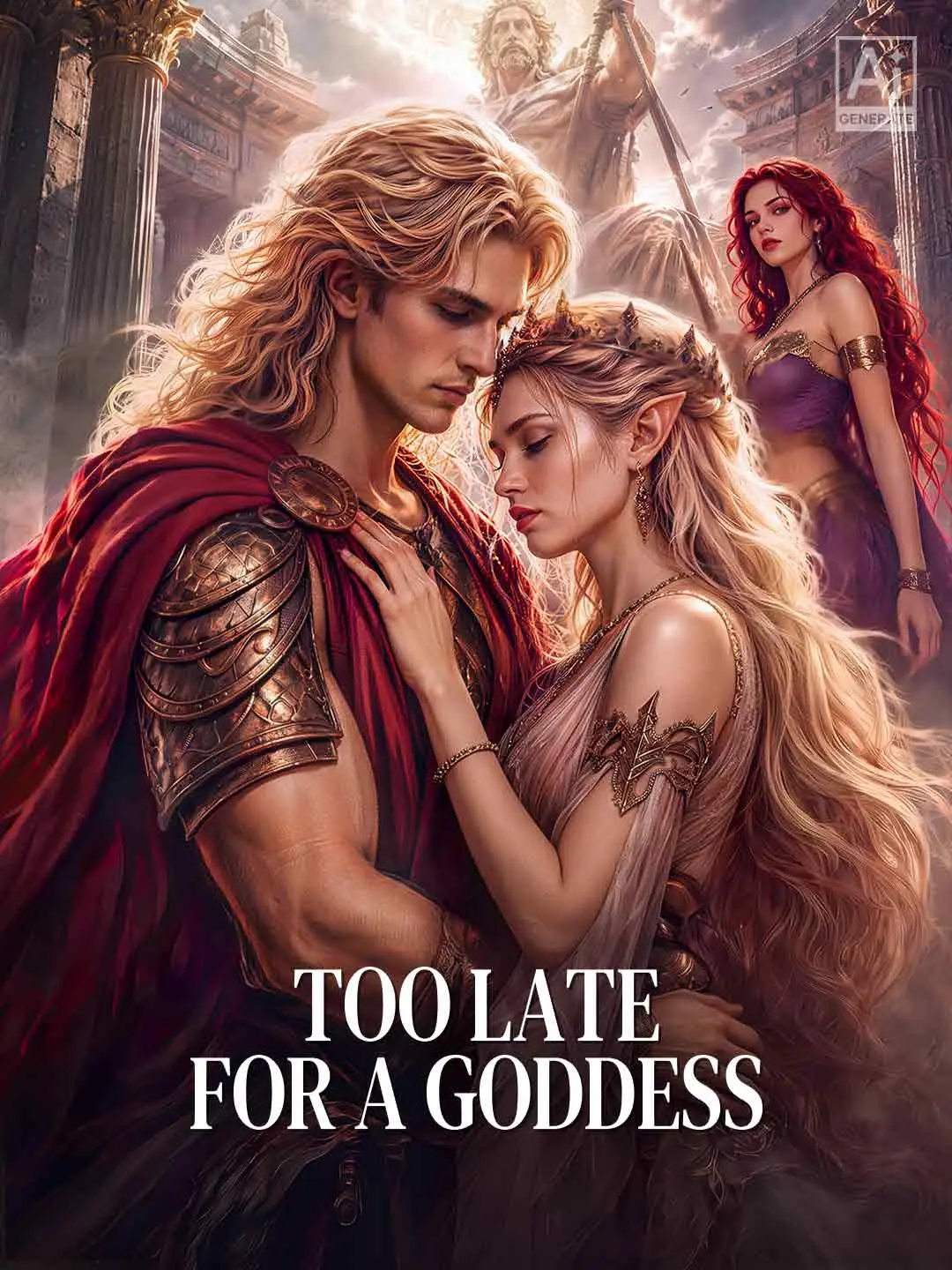 Cover of the miniseries Too Late for a Goddess