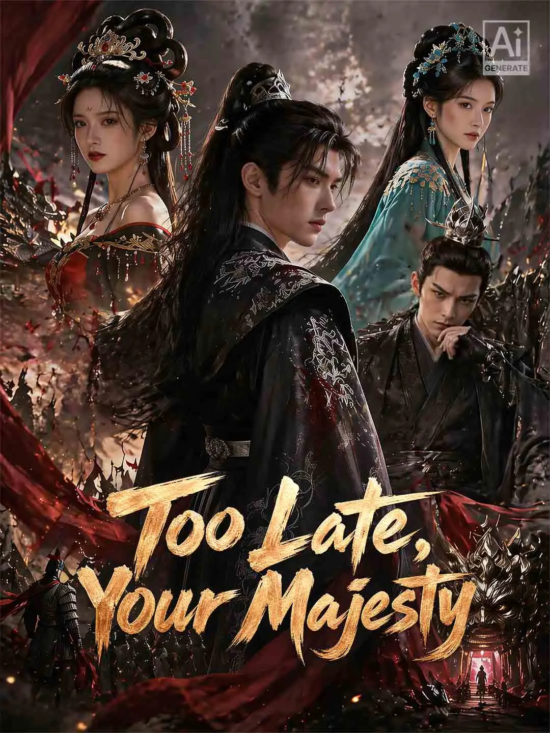 Cover of the miniseries Too Late, Your Majesty